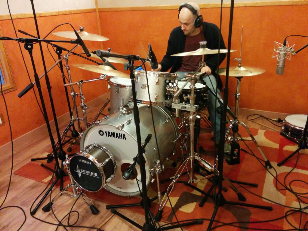 grabación baterías disco bluff