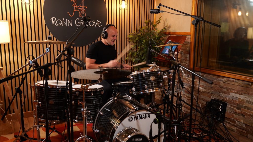 Grabación de baterías Robin Groove